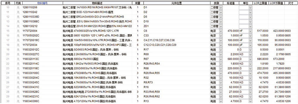 smt首件檢測儀功能一鍵分析BOM節約人力